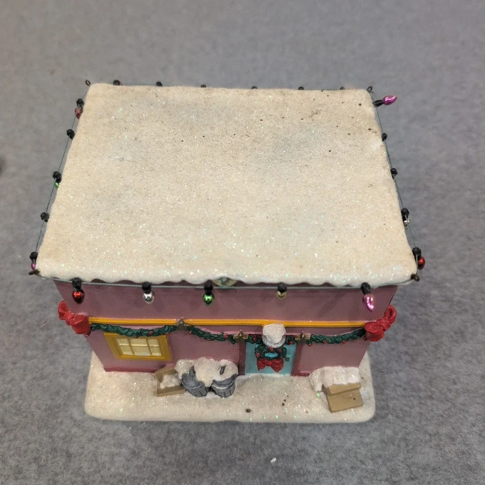 The Simpsons Christmas Village King Toots Music Store Light Up Building Decor - Picture 5 of 9
